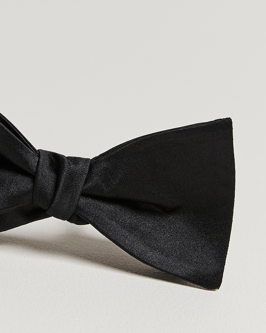 Heren | Vlinderdassen | Amanda Christensen | Self Tie Silk Ceremony Black