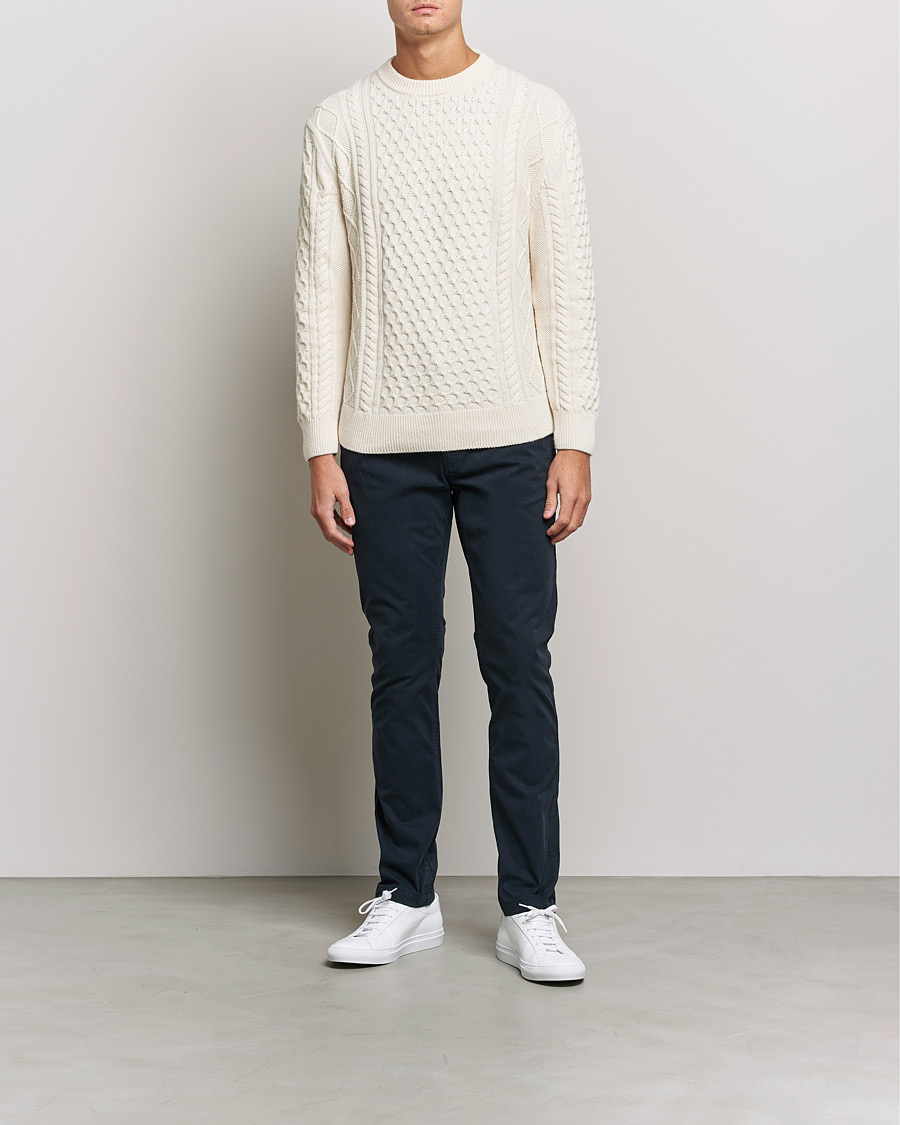 Heren | Broeken | NN07 | Marco Slim Fit Stretch Chinos Navy Blue