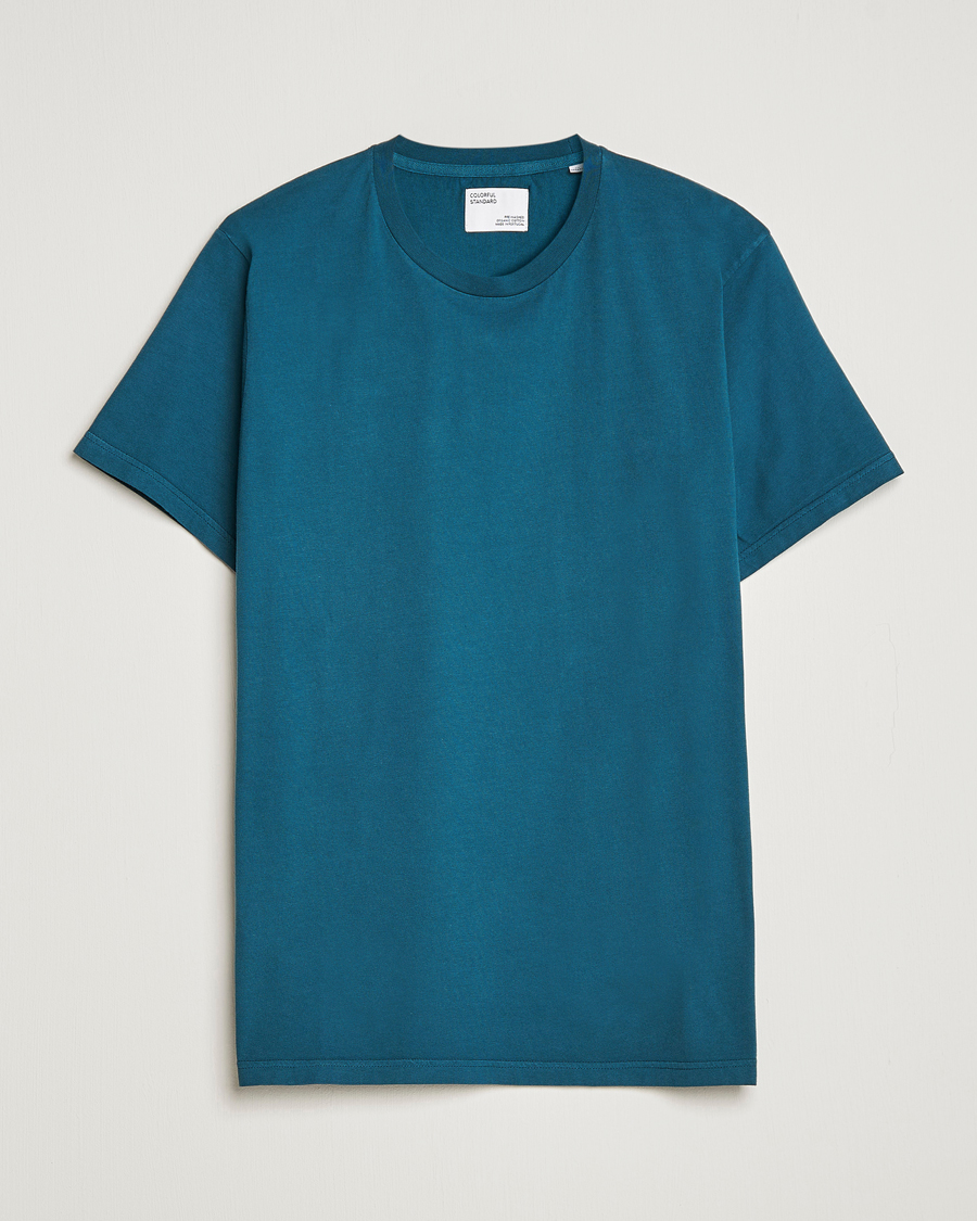 Heren | T-shirts | Colorful Standard | Classic Organic T-Shirt Ocean Green