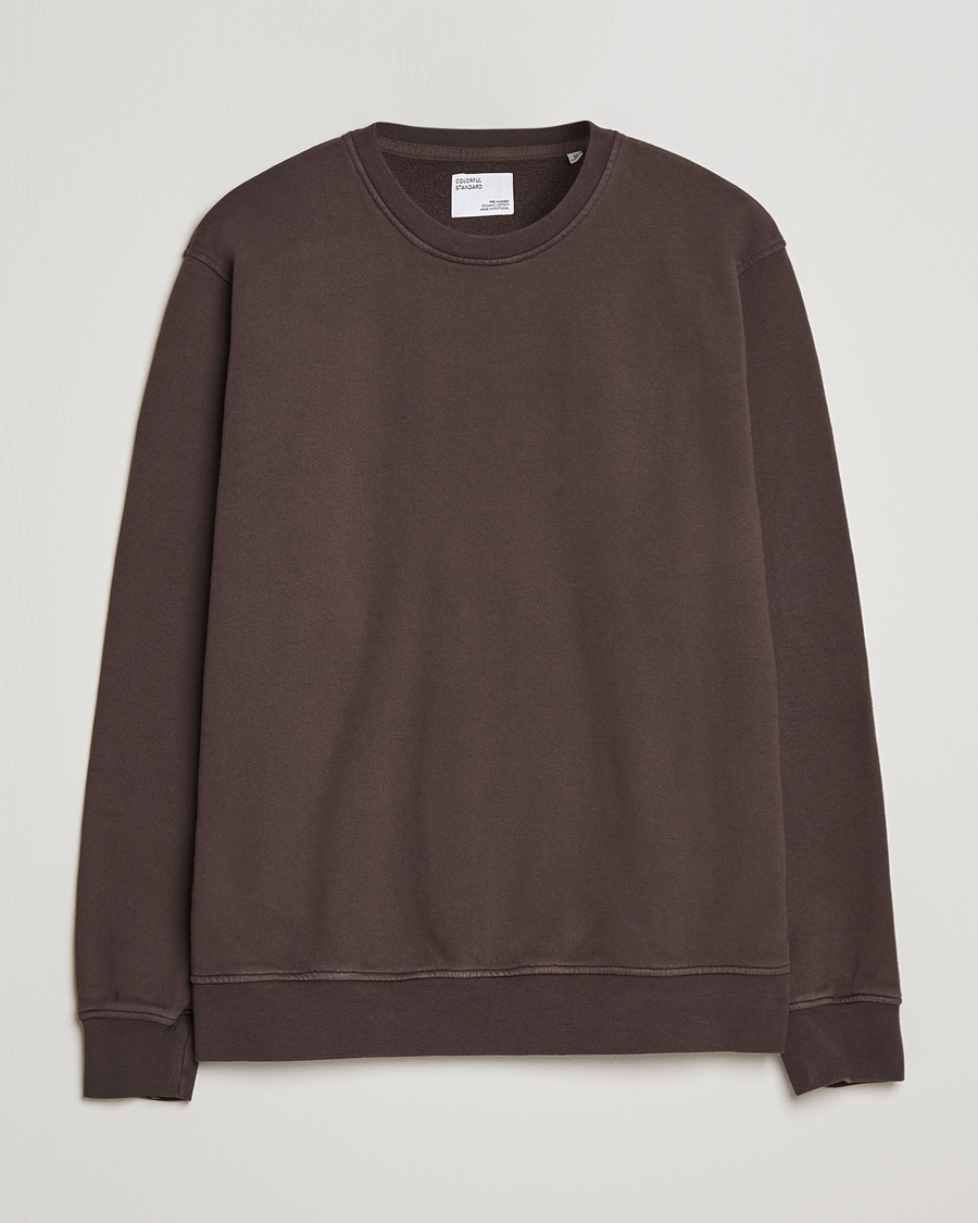 Heren | Truien | Colorful Standard | Classic Organic Crew Neck Sweat Coffee Brown