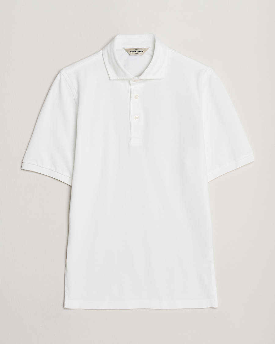 Heren | Polo's | Gran Sasso | Washed Polo White