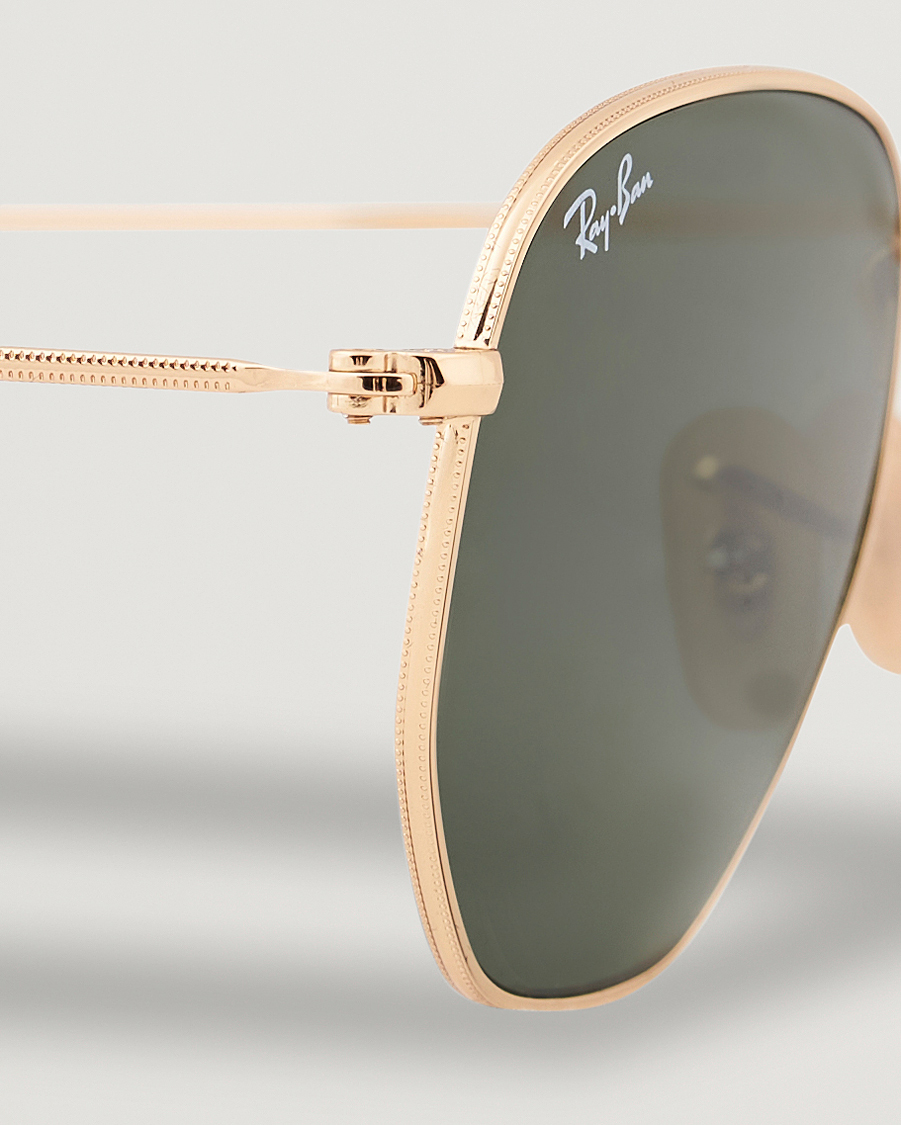 Heren | Zonnebrillen | Ray-Ban | 0RB3548N Hexagonal Sunglasses Gold/Green