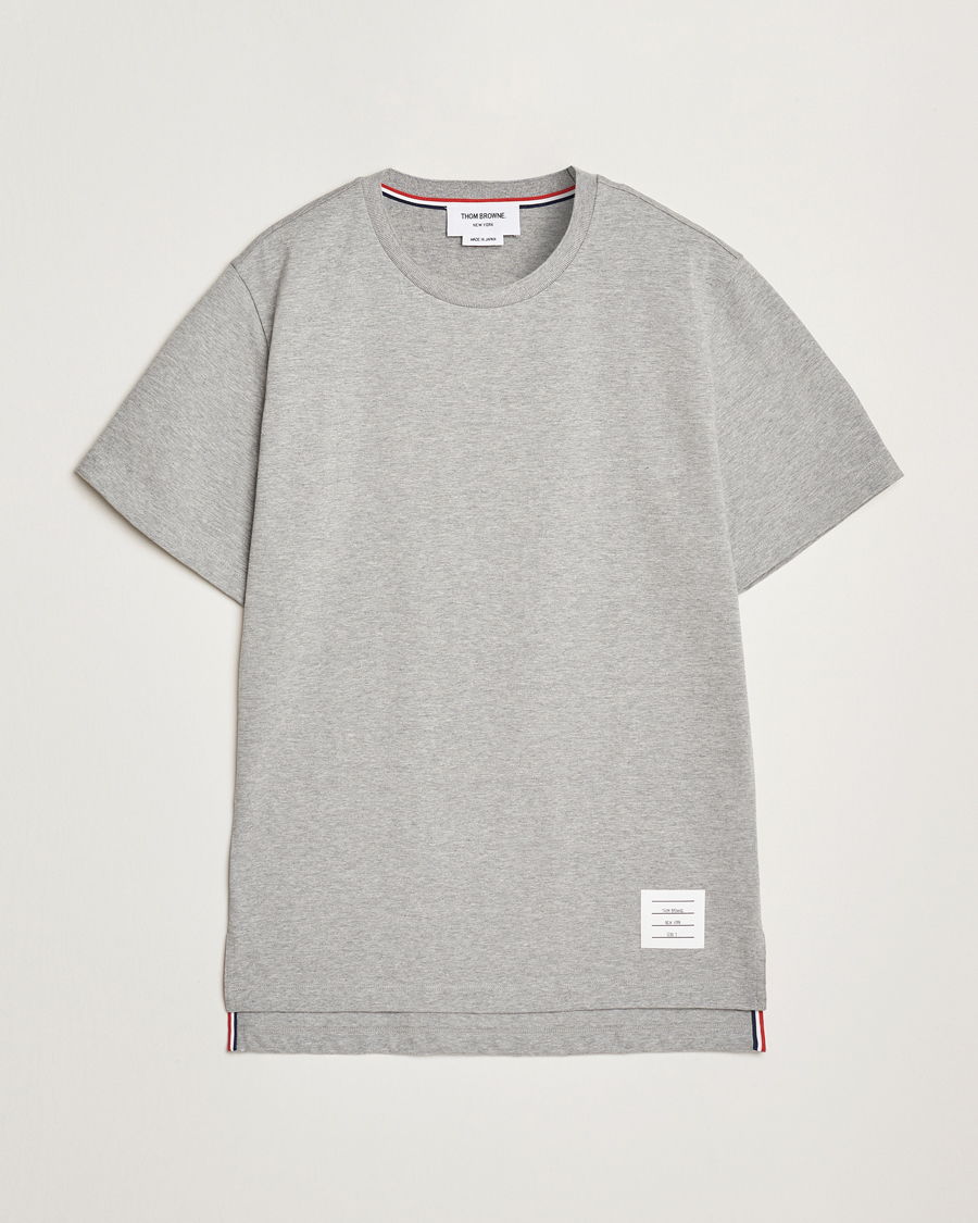 Heren | T-shirts | Thom Browne | Relaxed Fit Short Sleeve T-Shirt Light Grey