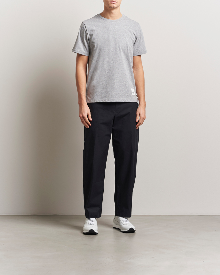 Heren | T-shirts | Thom Browne | Relaxed Fit Short Sleeve T-Shirt Light Grey