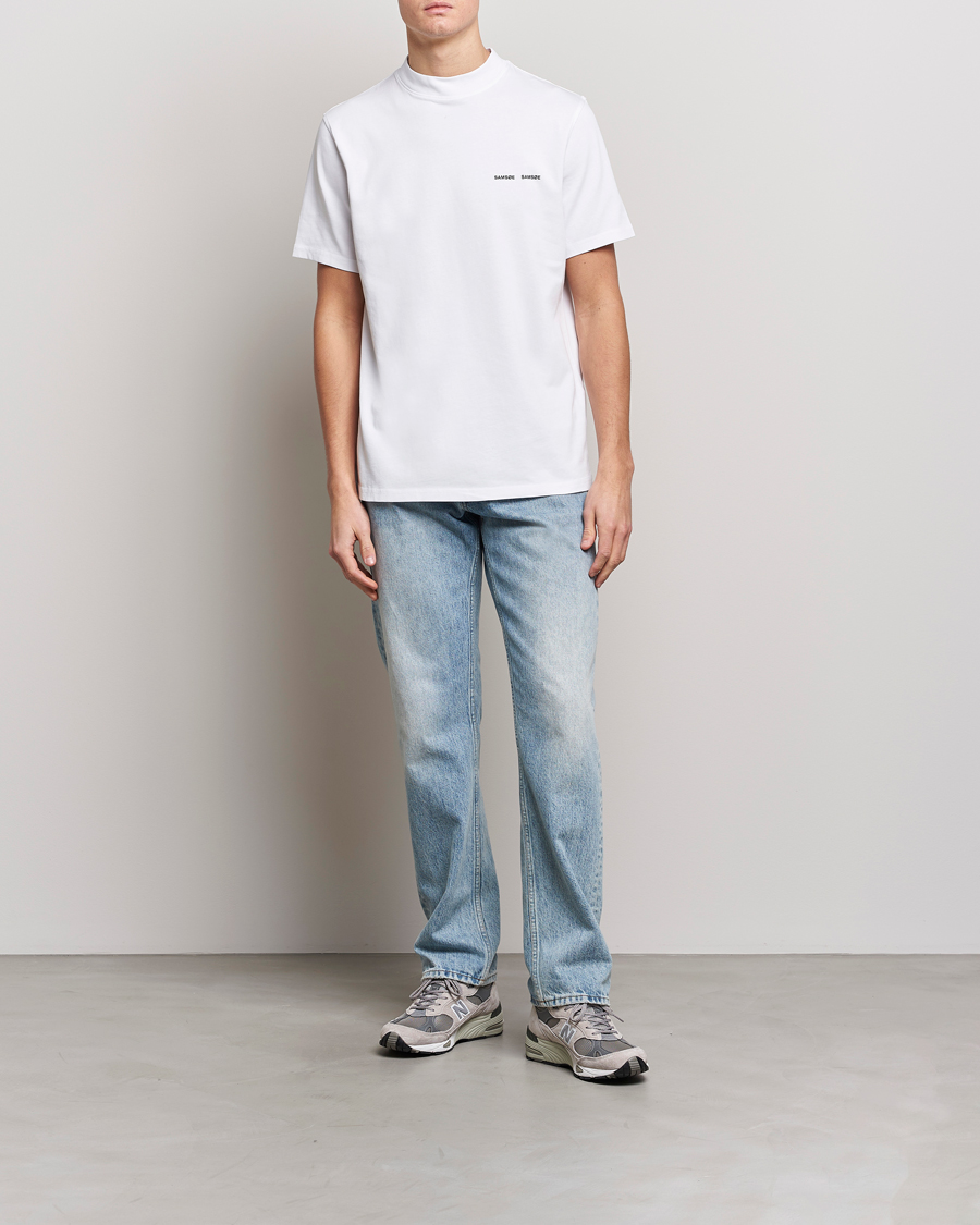 Heren | T-shirts | Samsøe Samsøe | Norsbro Organic Cotton Tee White