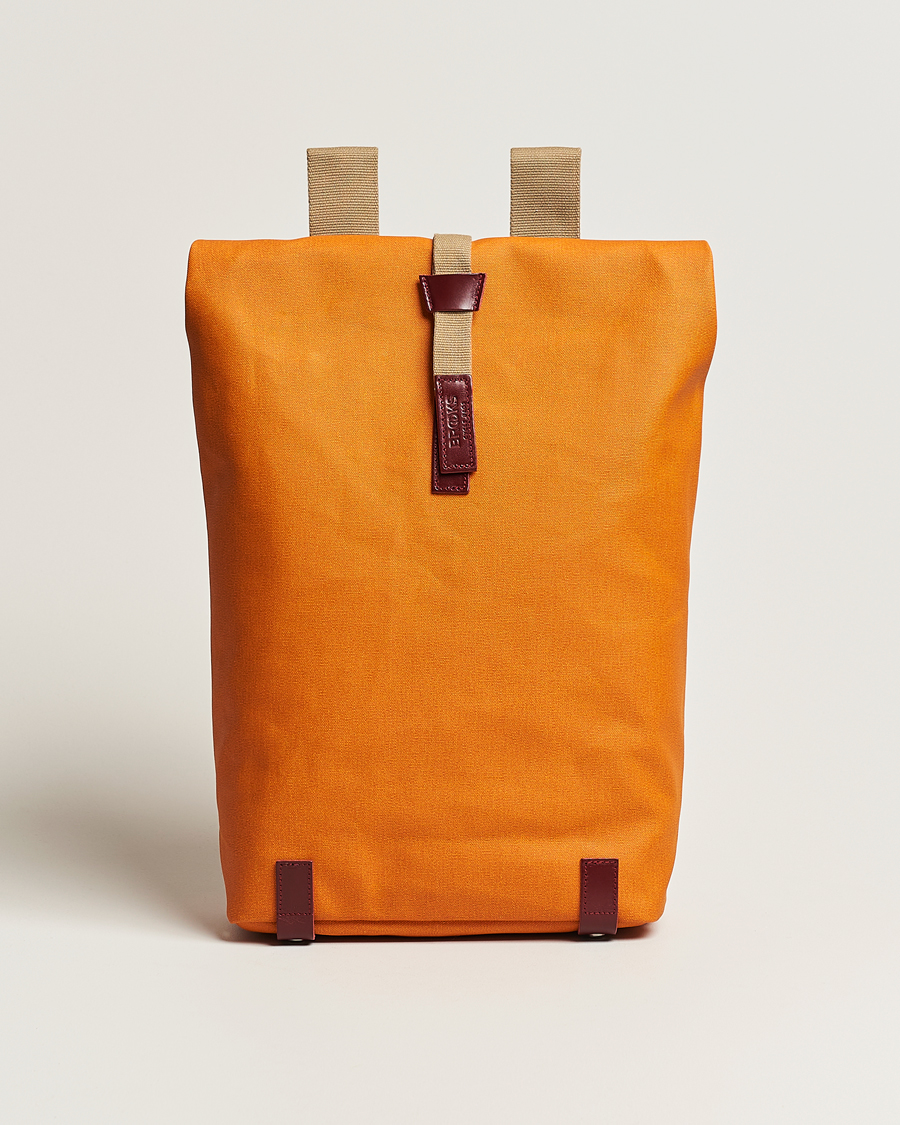 Heren | Tassen | Brooks England | Pickwick Cotton Canvas 26L Backpack Goose Beak/Maroon