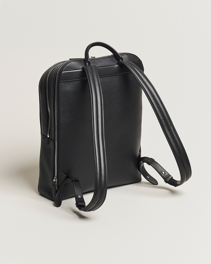 Heren | Smythson Ludlow Zip Around Backpack Black | Smythson | Ludlow Zip Around Backpack Black