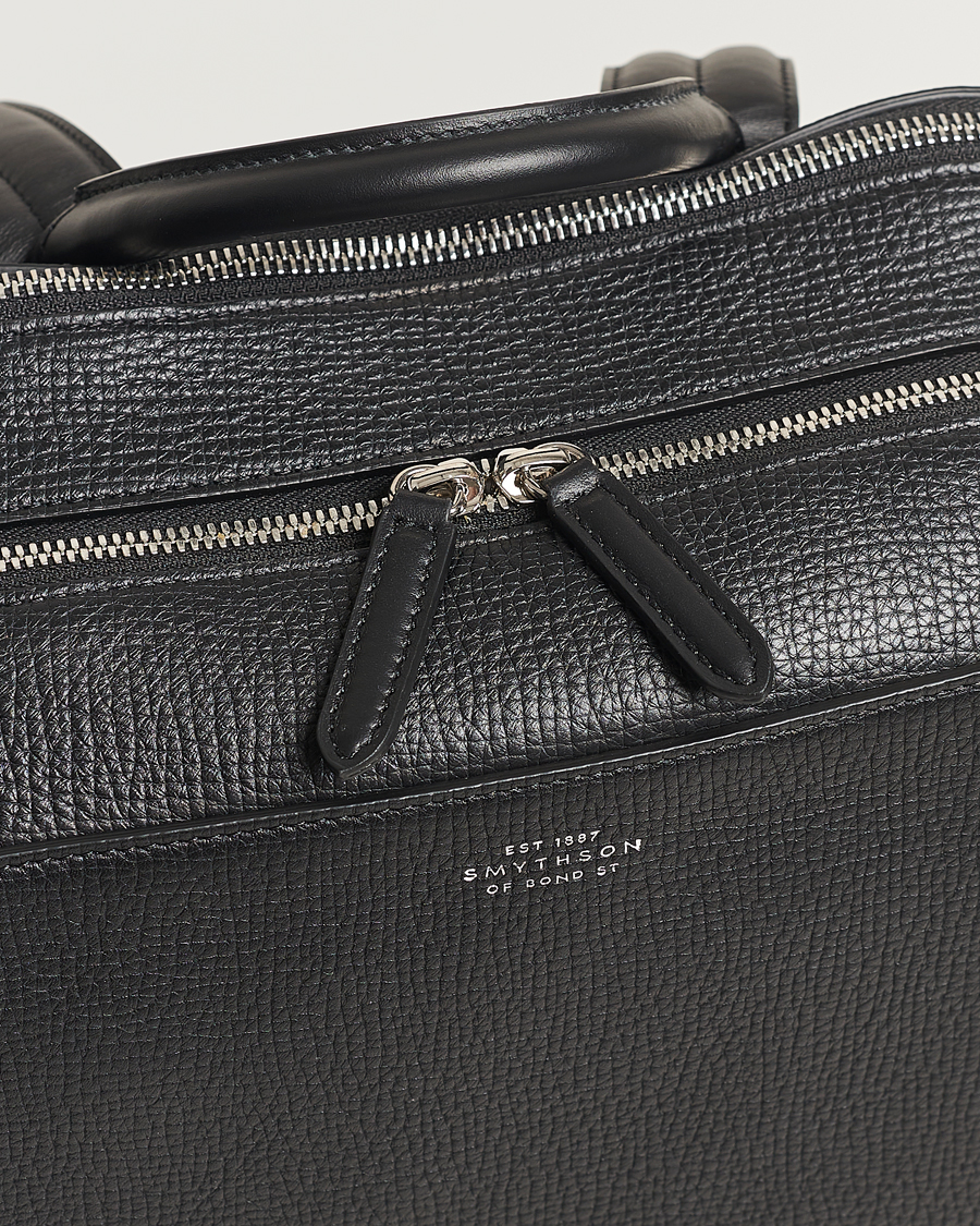 Heren | Smythson Ludlow Zip Around Backpack Black | Smythson | Ludlow Zip Around Backpack Black