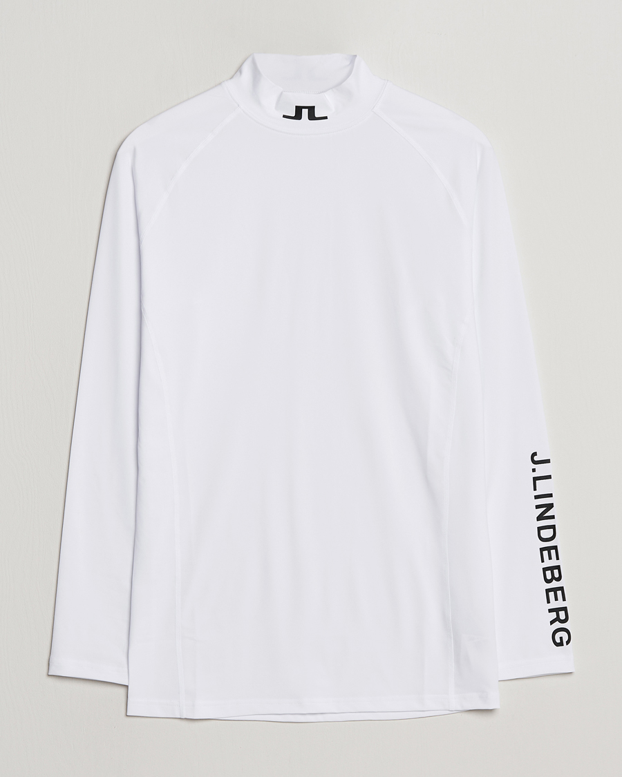 Heren | T-shirts | J.Lindeberg | Aello Soft Compression Tee White