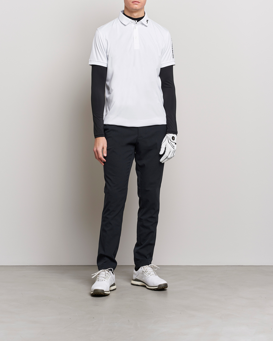 Heren | T-shirts | J.Lindeberg | Aello Soft Compression Tee Black