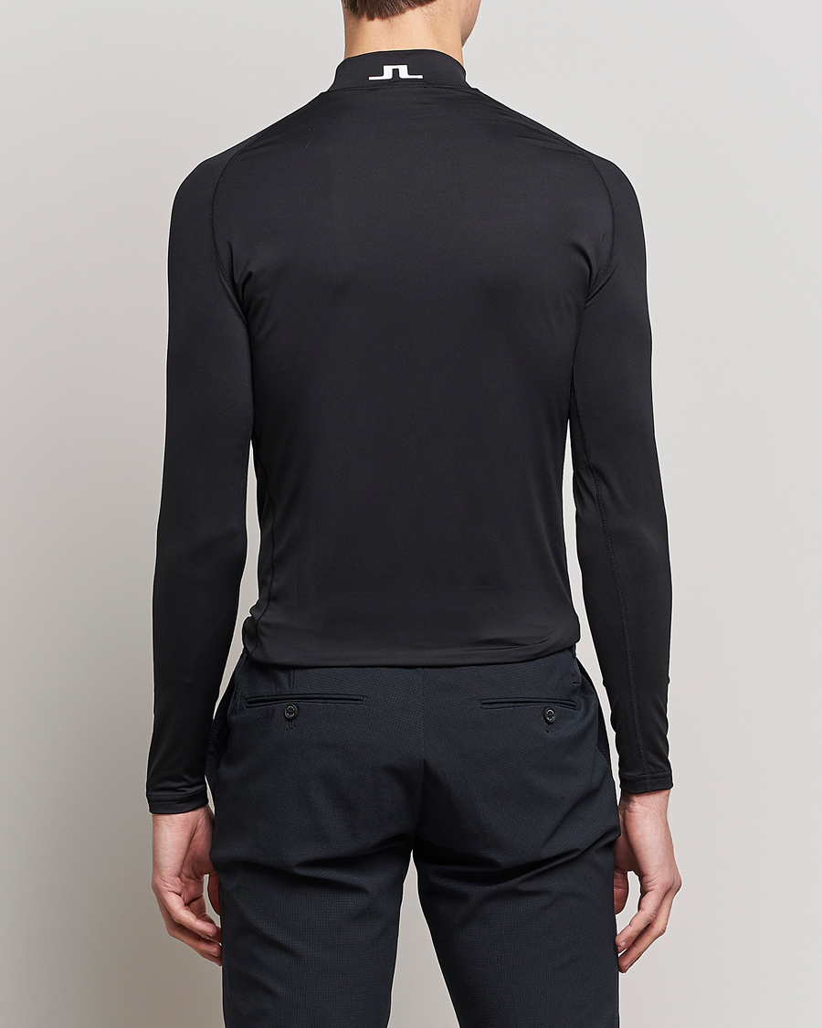 Heren | T-shirts | J.Lindeberg | Aello Soft Compression Tee Black