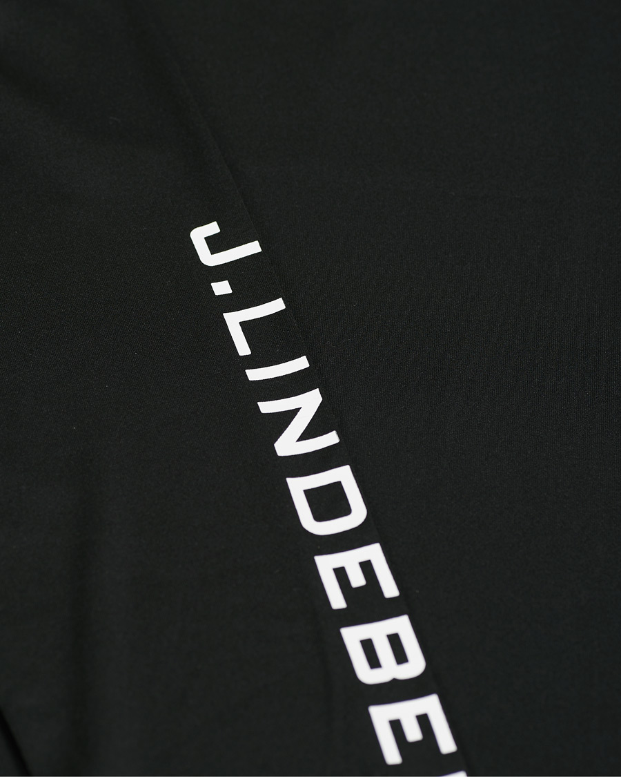 Heren | T-shirts | J.Lindeberg | Aello Soft Compression Tee Black