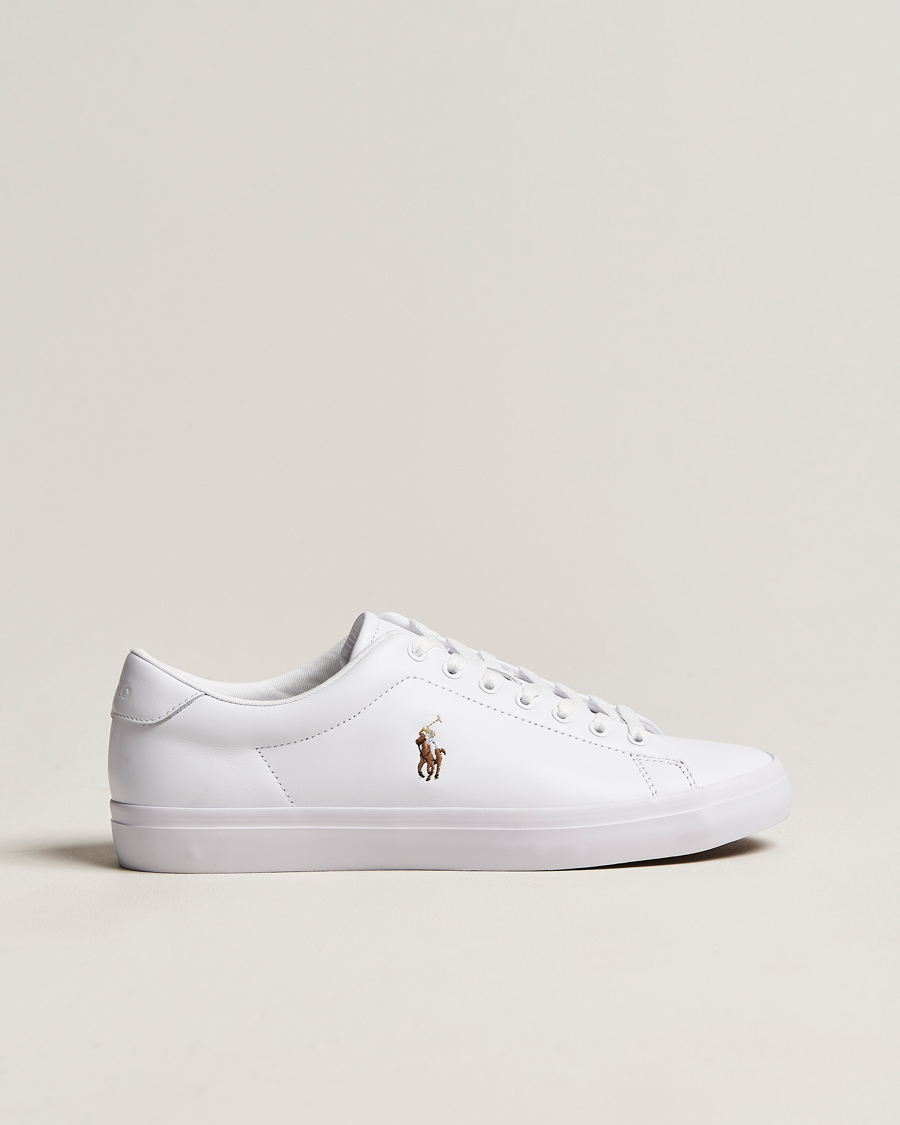 Heren | Polo Ralph Lauren Longwood Leather Sneaker White | Polo Ralph Lauren | Longwood Leather Sneaker White