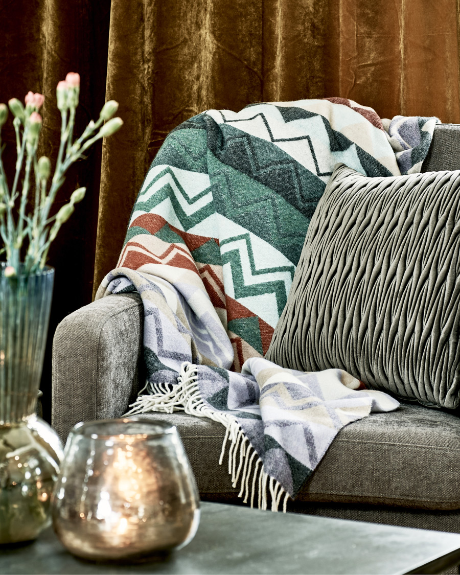 Heren | Missoni Home Yvo Zig Zag Wool Throw Multicolor | Missoni Home | Yvo Zig Zag Wool Throw Multicolor