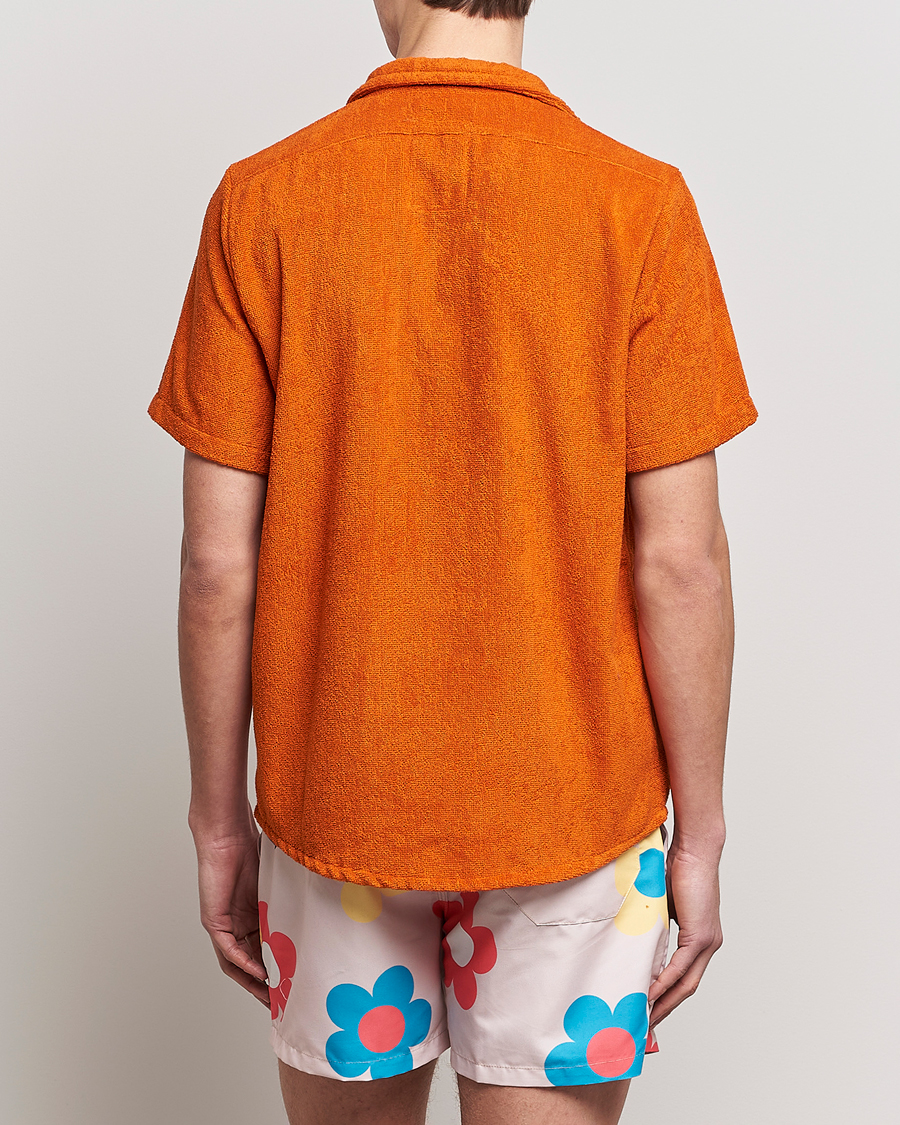 Heren | Overhemden | OAS | Terry Cuba Short Sleeve Shirt Terracotta