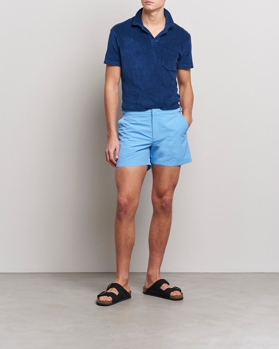 Heren | Polo's | Orlebar Brown | Terry Polo Blue Wash