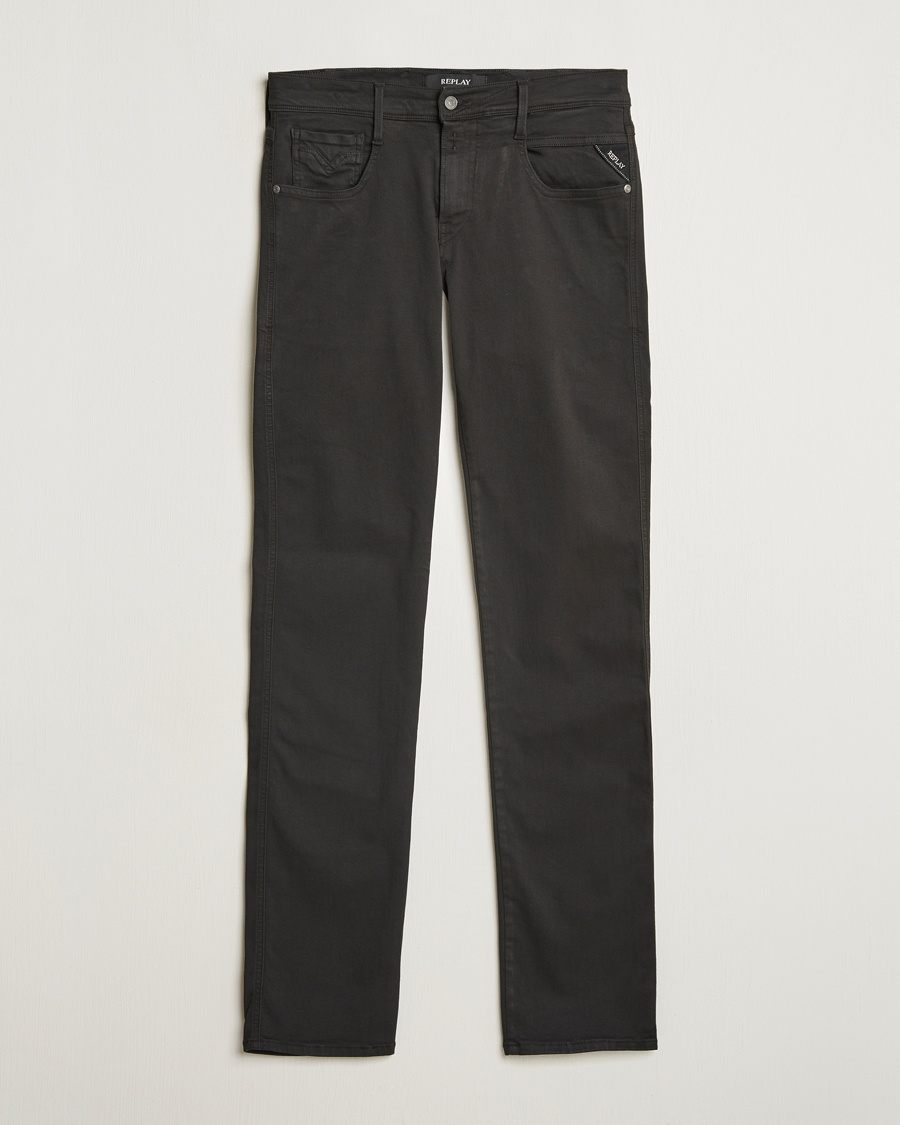Heren | Broeken | Replay | Anbass Hyperflex X.Lite 5-Pocket Pants Black