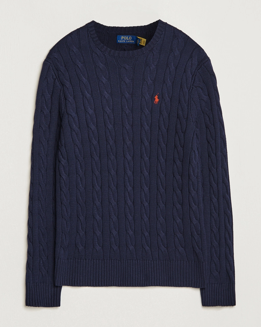 Heren | Truien | Polo Ralph Lauren | Cotton Cable Pullover Hunter Navy