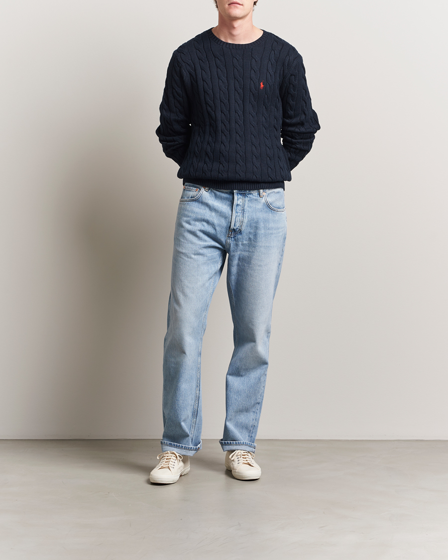 Heren | Truien | Polo Ralph Lauren | Cotton Cable Pullover Hunter Navy