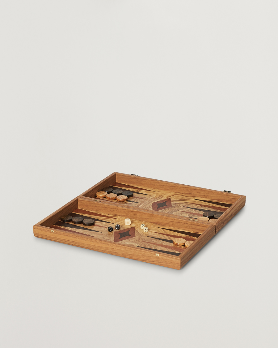 Heren | Spellen | Manopoulos | Olive Burl Large Backgammon