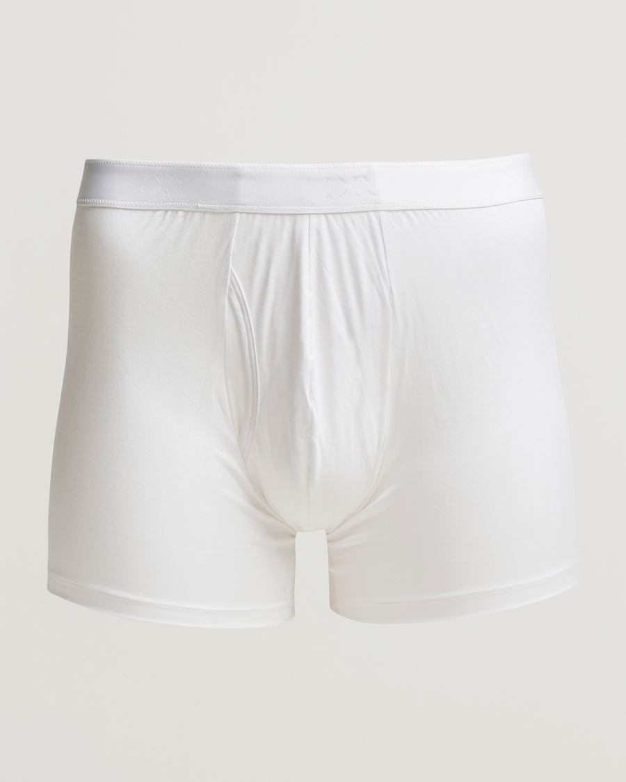 Heren | Ondergoed | Derek Rose | Pima Cotton Stretch Brief White