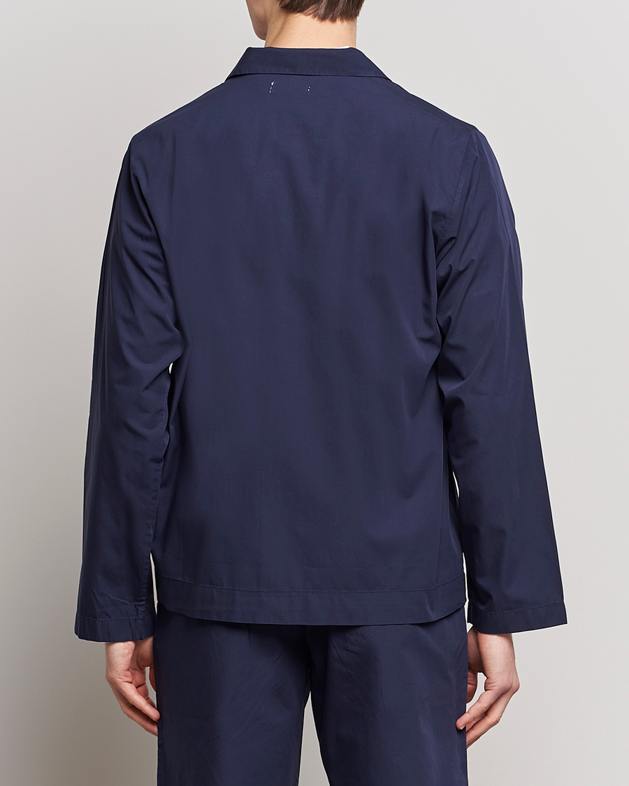 Heren | Pyjama's en gewaden | Tekla | Poplin Pyjama Shirt True Navy