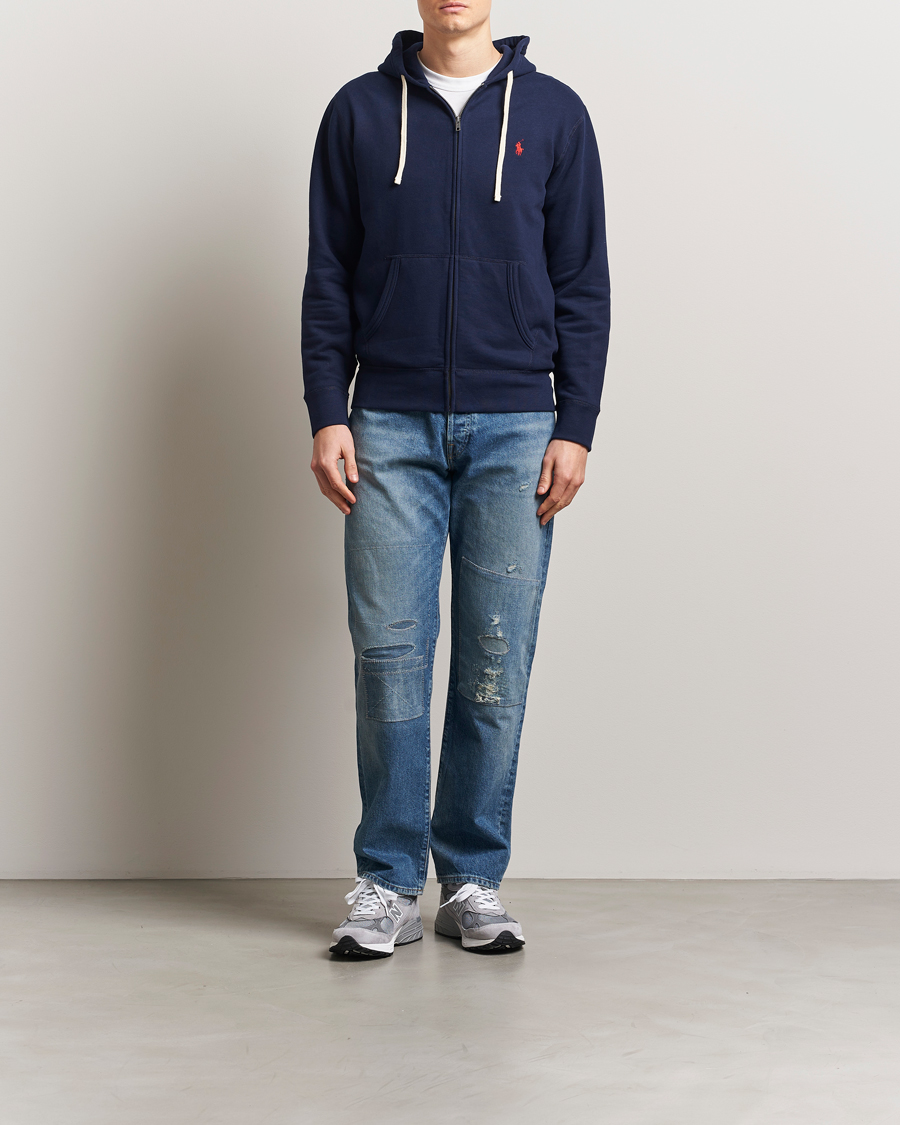 Heren | Truien | Polo Ralph Lauren | Fleece Full Zip Hoodie Cruise Navy