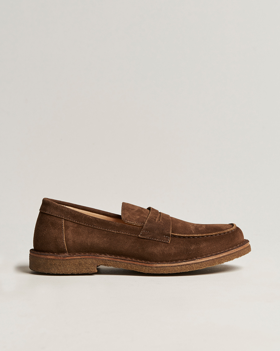 Heren | Astorflex Mokaflex Loafers Dark Khaki Suede | Astorflex | Mokaflex Loafers Dark Khaki Suede