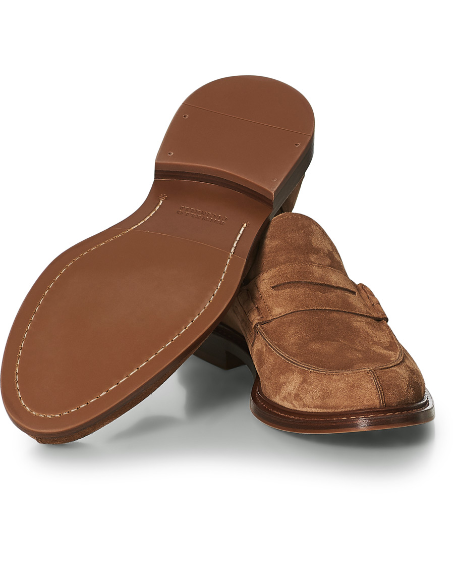 Heren | Brunello Cucinelli Penny Loafer Brown Suede | Brunello Cucinelli | Penny Loafer Brown Suede