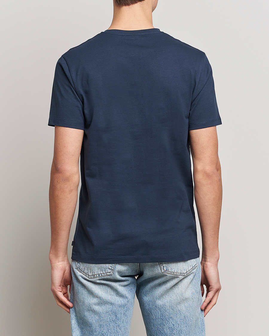 Heren | T-shirts | J.Lindeberg | Sid Cotton Crew Neck Tee Navy