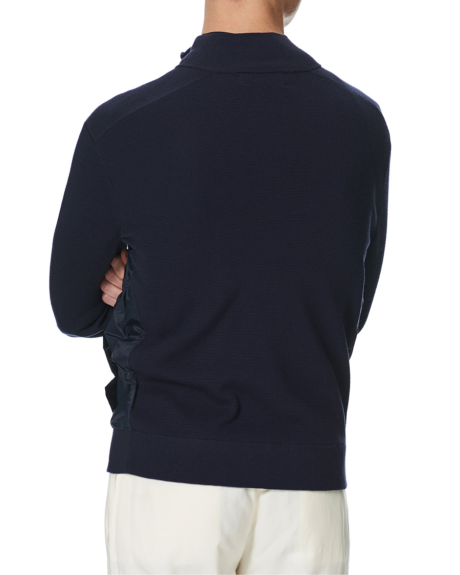 Heren | Truien | Ralph Lauren Purple Label | Hybrid Zip Sweater Classic Navy