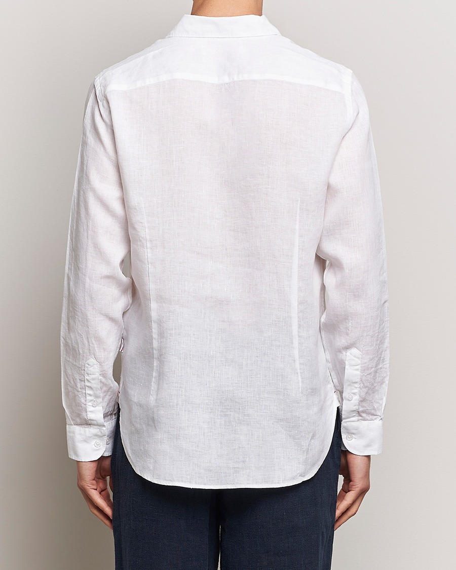 Heren | Overhemden | Orlebar Brown | Giles Linen CLS Shirt White