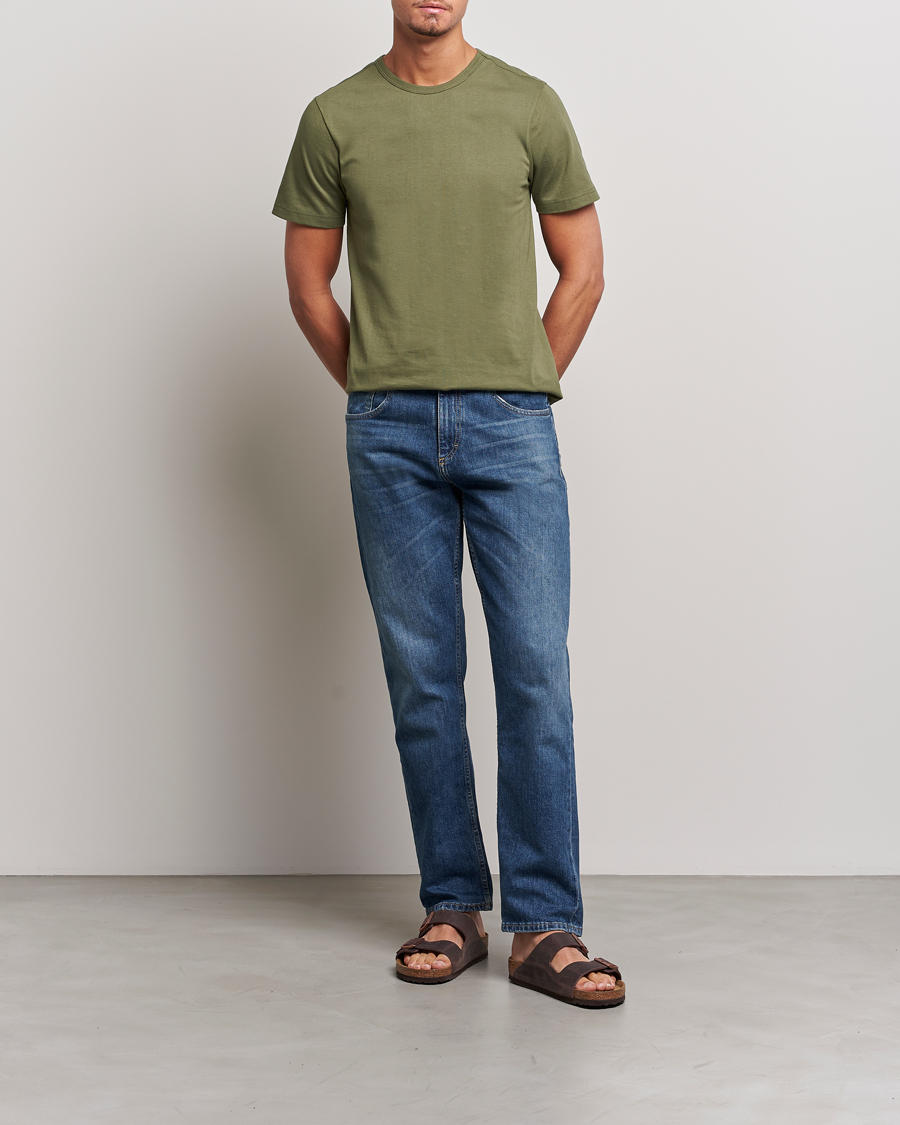 Heren | T-shirts | Merz b. Schwanen | 1950s Classic Loopwheeled Army