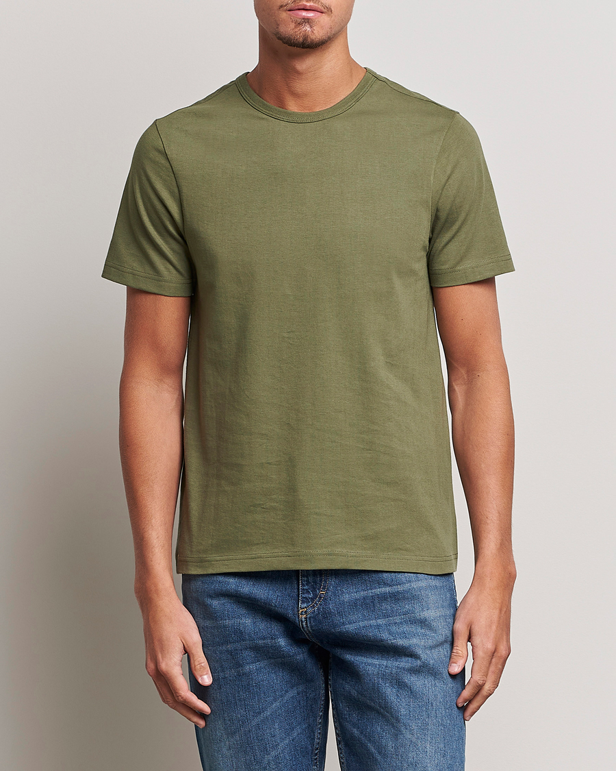 Heren | T-shirts | Merz b. Schwanen | 1950s Classic Loopwheeled Army