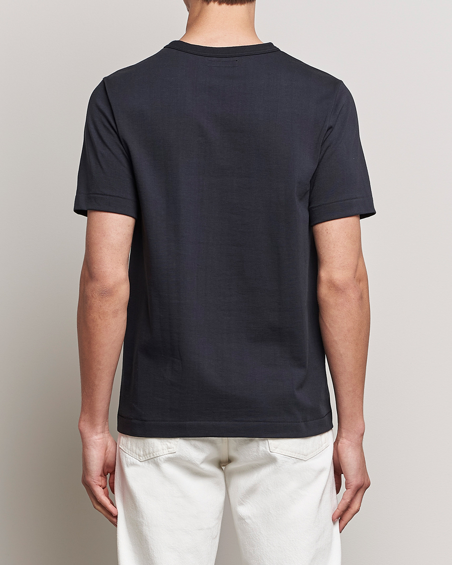 Heren | T-shirts | Merz b. Schwanen | Relaxed Fit Loopwheeled T-Shirt Charcoal