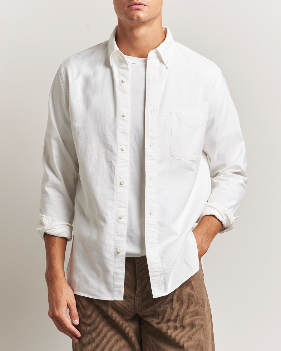 Heren | Overhemden | BEAMS PLUS | Oxford Button Down Shirt White
