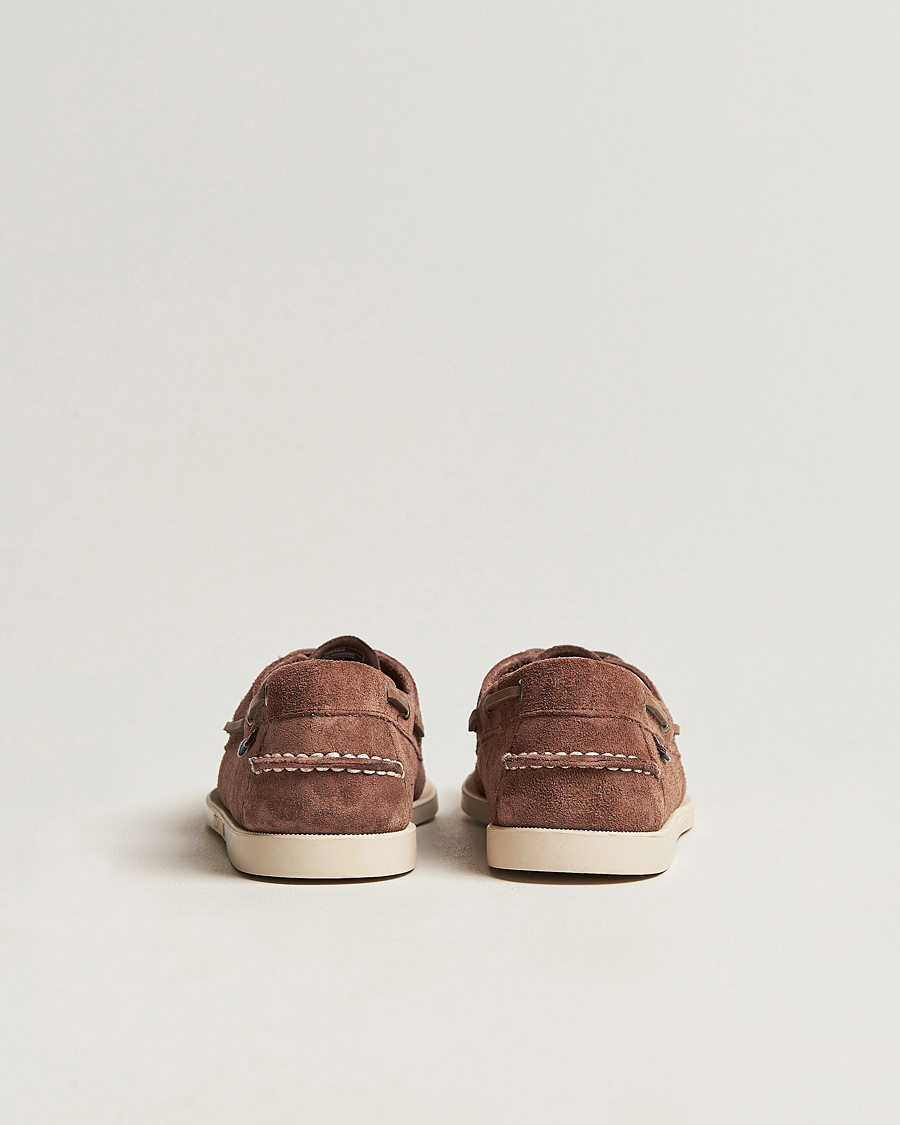 Heren | Bootschoenen | Sebago | Docksides Suede Boat Shoe Dark Brown