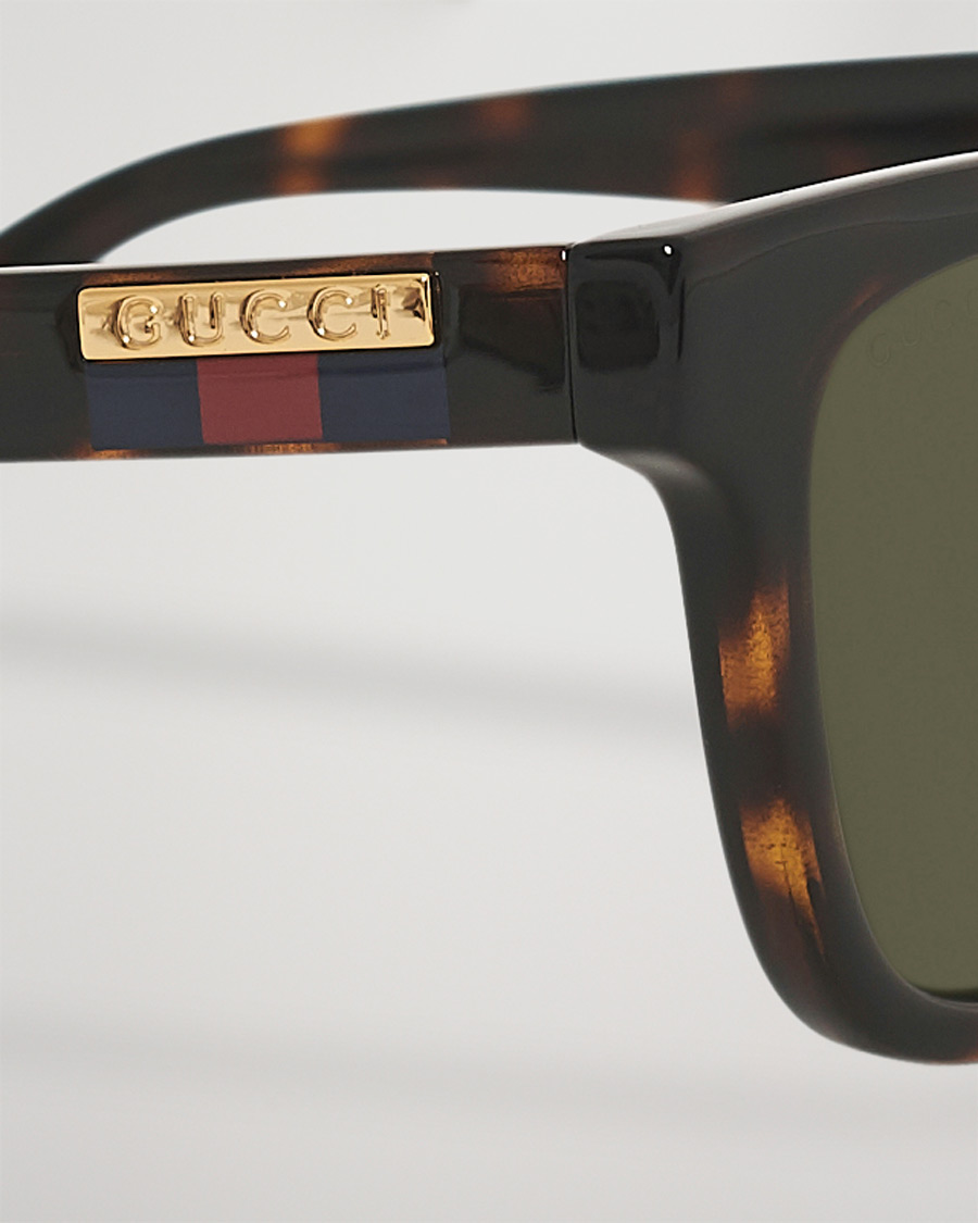 Heren | Gucci GG1116S Sunglasses Havana/Green | Gucci | GG1116S Sunglasses Havana/Green
