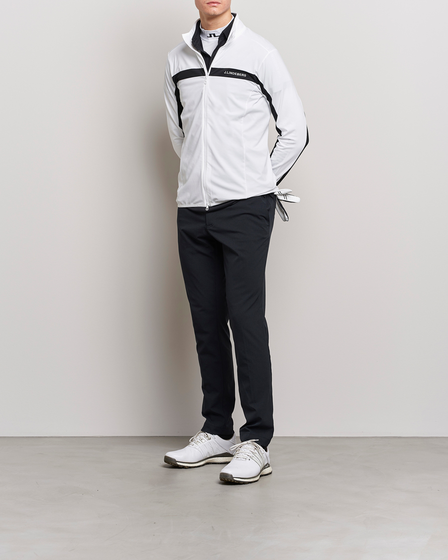 Heren | Truien | J.Lindeberg | Jarvis Mid Layer Jacket White