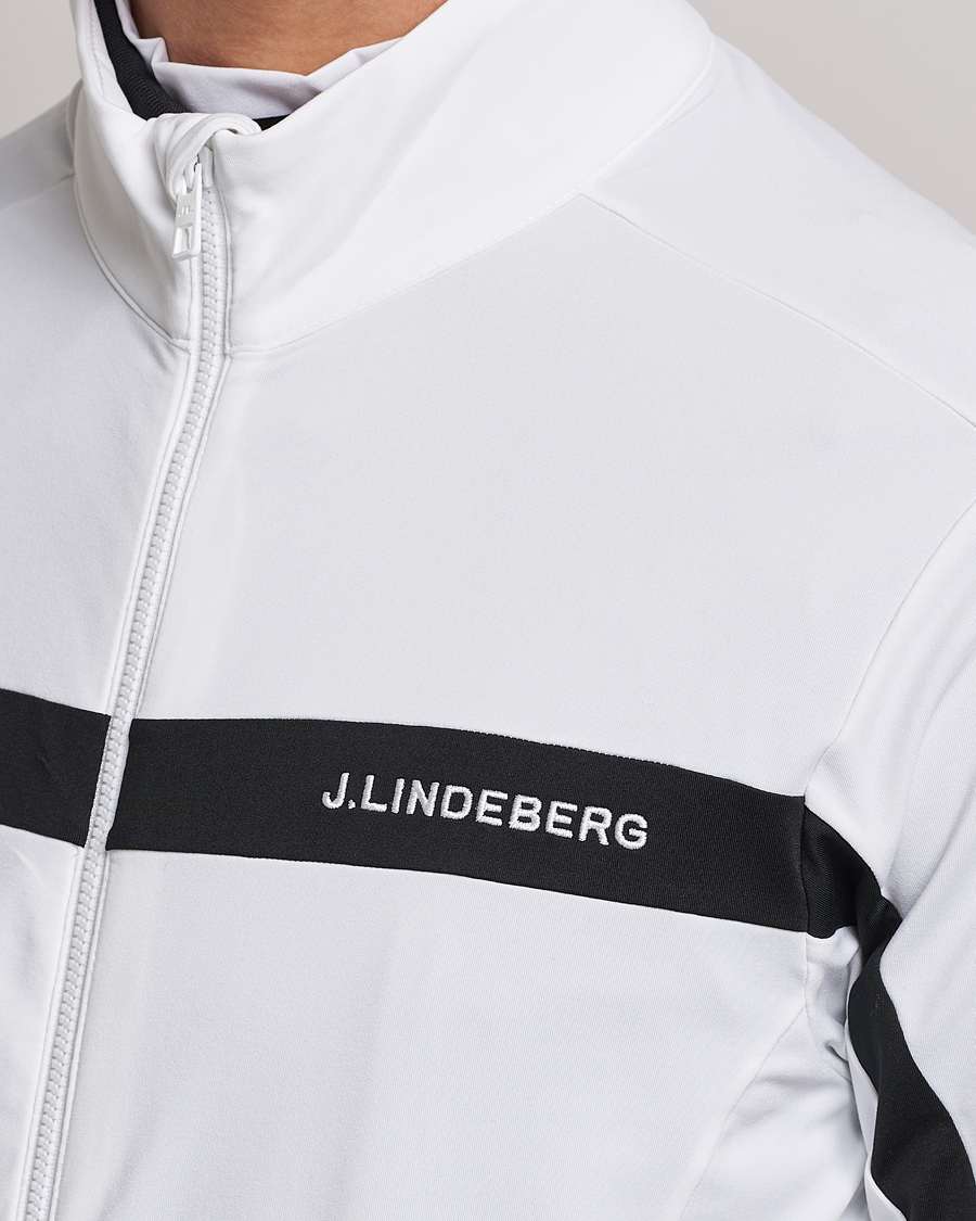 Heren | Truien | J.Lindeberg | Jarvis Mid Layer Jacket White