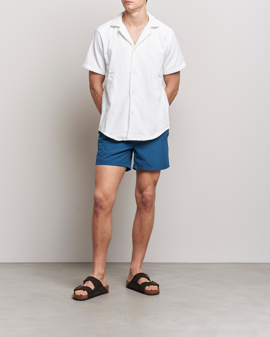 Heren | Ripa Ripa Plain Swimshorts Petrol Blue | Ripa Ripa | Plain Swimshorts Petrol Blue