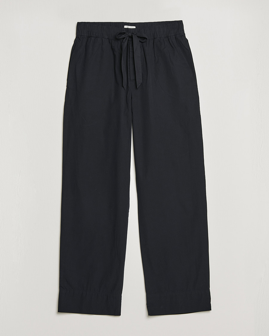 Heren | Pyjama's en gewaden | Tekla | Poplin Pyjama Pants All Black