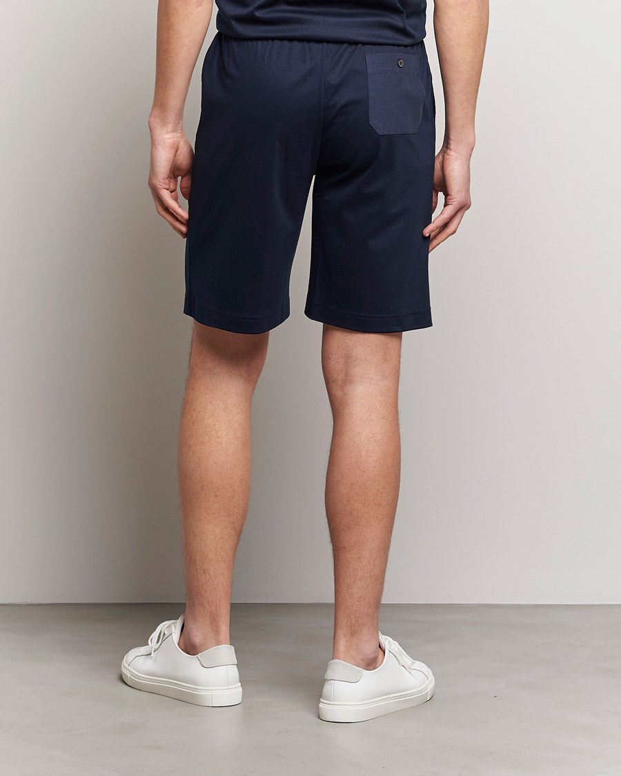 Heren | Pyjama's en gewaden | Zimmerli of Switzerland | Cotton/Modal Loungewear Shorts Midnight