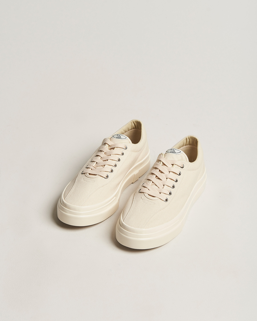 Heren | Sneakers | Stepney Workers Club | Delllow Canvas Sneaker Ecru Raw
