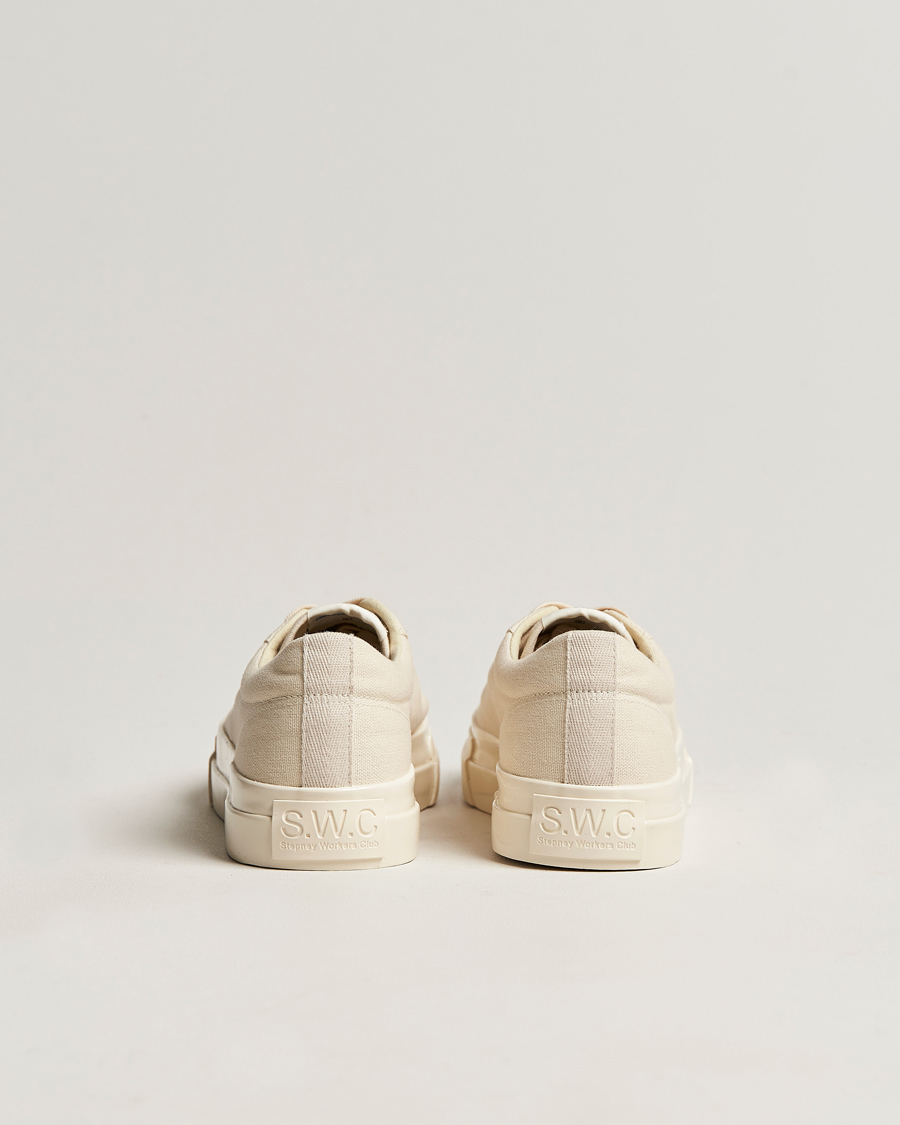 Heren | Sneakers | Stepney Workers Club | Delllow Canvas Sneaker Ecru Raw