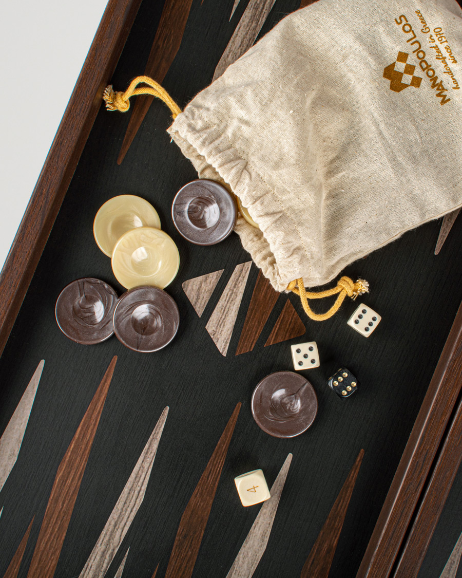 Heren | Spellen | Manopoulos | Wooden Creative Minimalistic Backgammon
