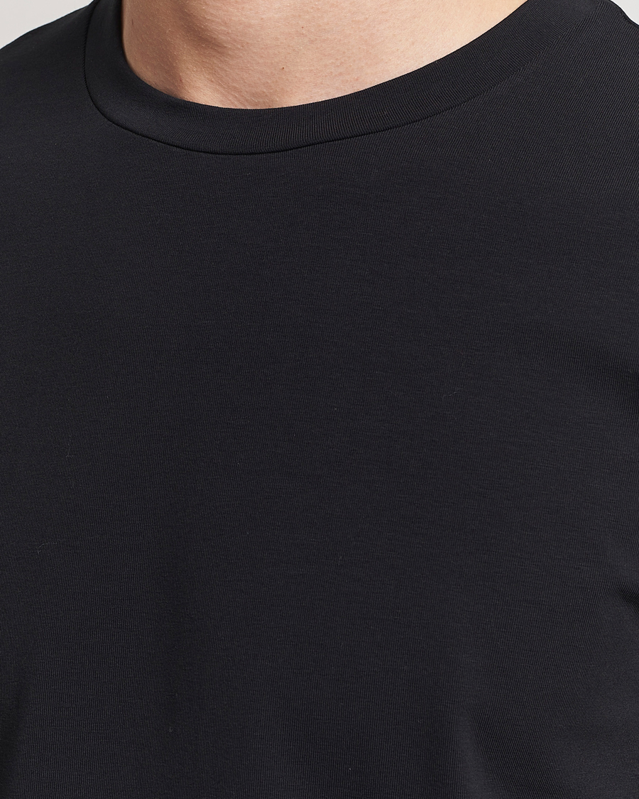 Heren | T-shirts | Filippa K | Soft Lycra Tee Black