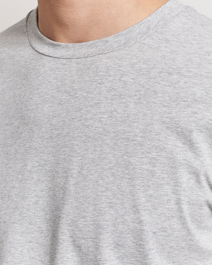 Heren | T-shirts | Filippa K | Soft Lycra Tee Light Grey Melange