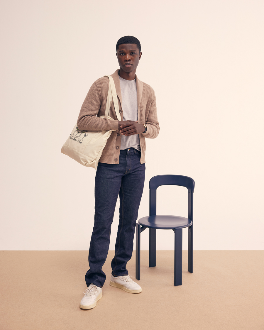 Heren | T-shirts | Filippa K | Soft Lycra Tee Light Grey Melange