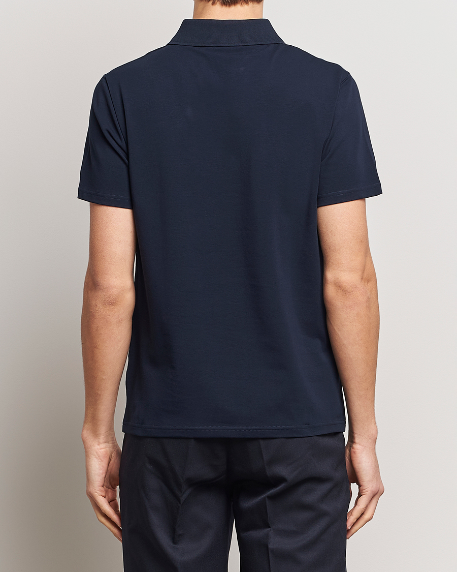 Heren | Polo's | Filippa K | Soft Lycra Polo Tee Navy